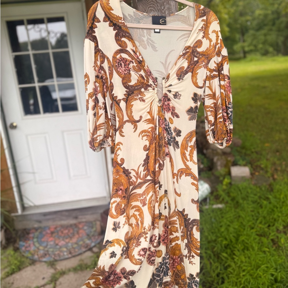 Y2K Just Cavalli Paisley Dress